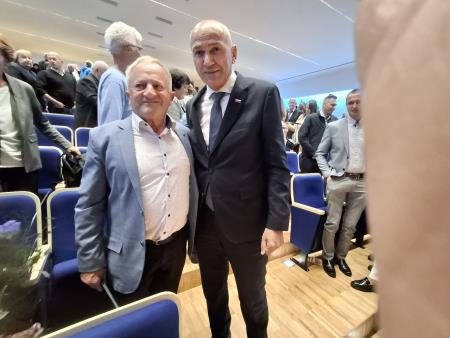 Jani Grilc in Janez Janša